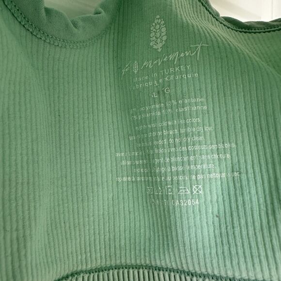 FP Movement Free Throw Henley in Mint Crop Tank - Picture 7 of 9